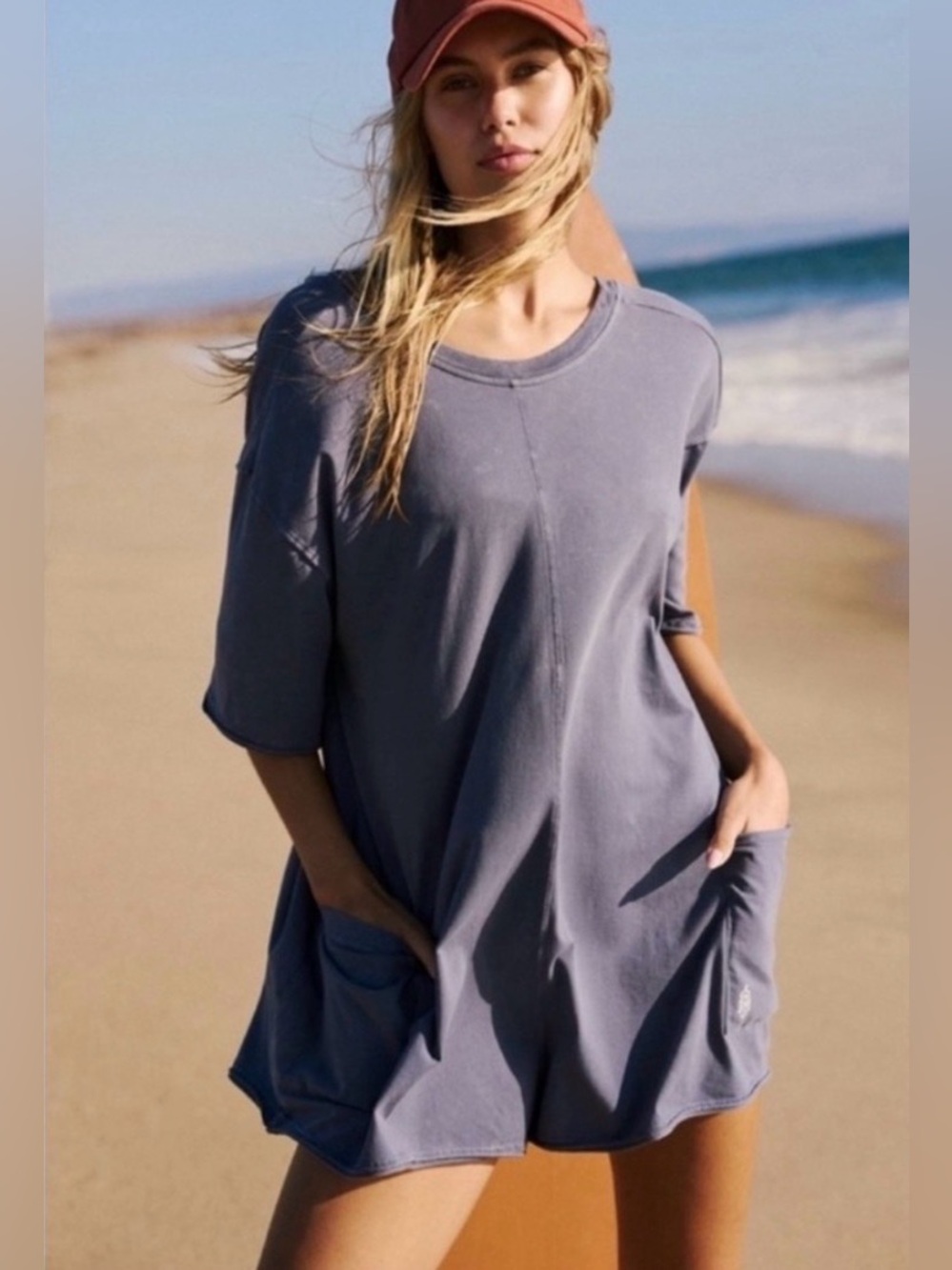 FP MOVEMENT by FREE PEOPLE HOT SHOT TEE ROMPER - Picture 6 of 13